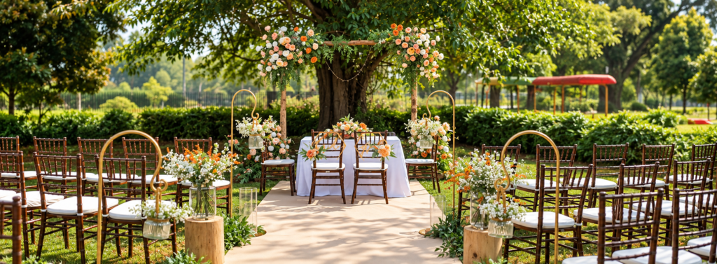 Garden Wedding Under the Canopy YOUNGS OVAL seletar
