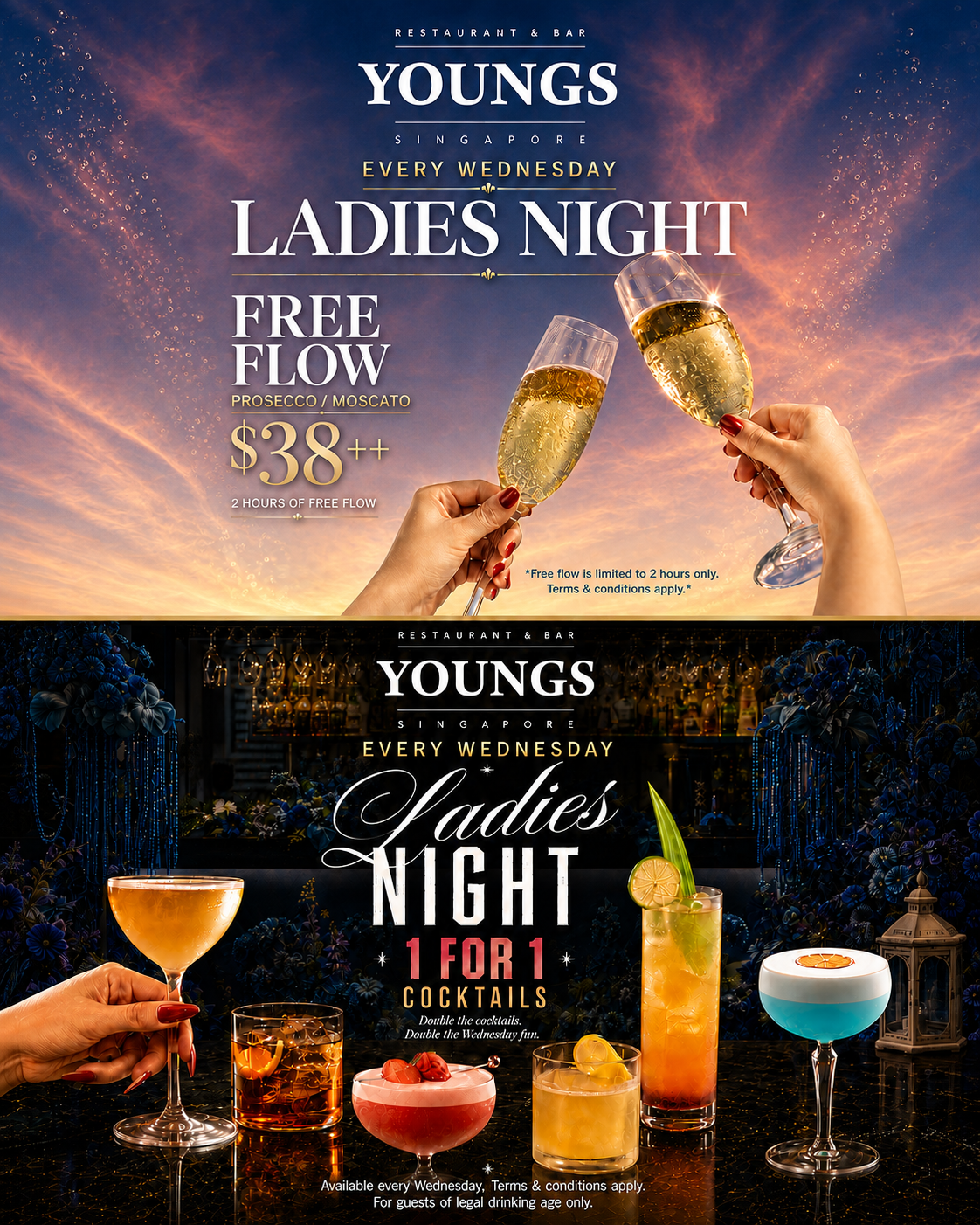 YOUNGS ladies night