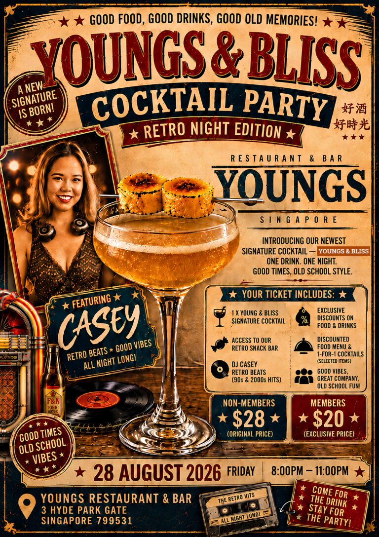 YOUNGS Cocktail Seletar Restaurant