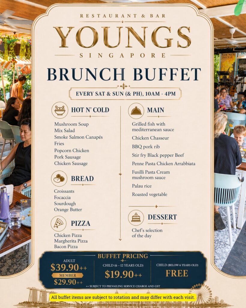 YOUNGS brunch buffet